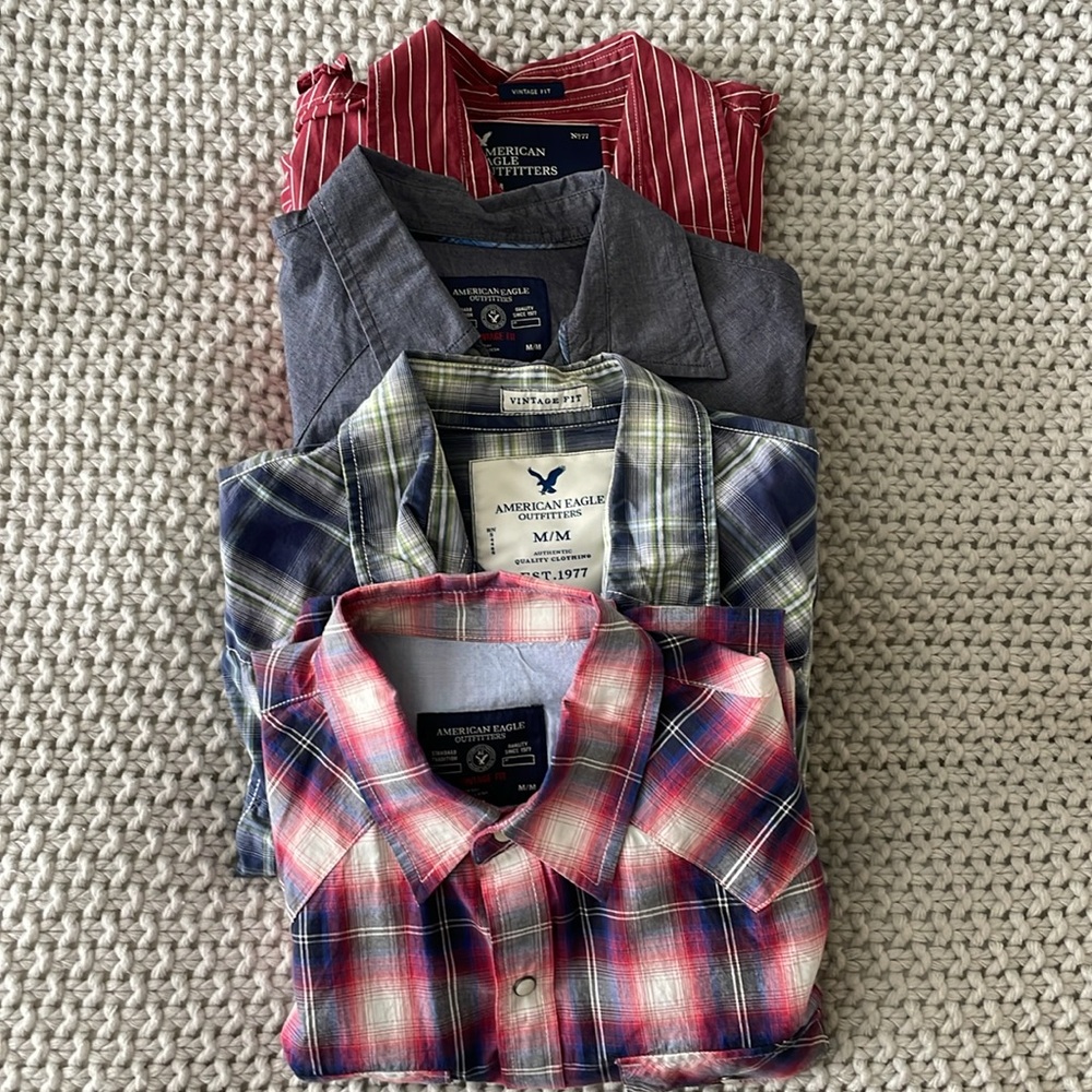 AE Men’s button down BUNDLE